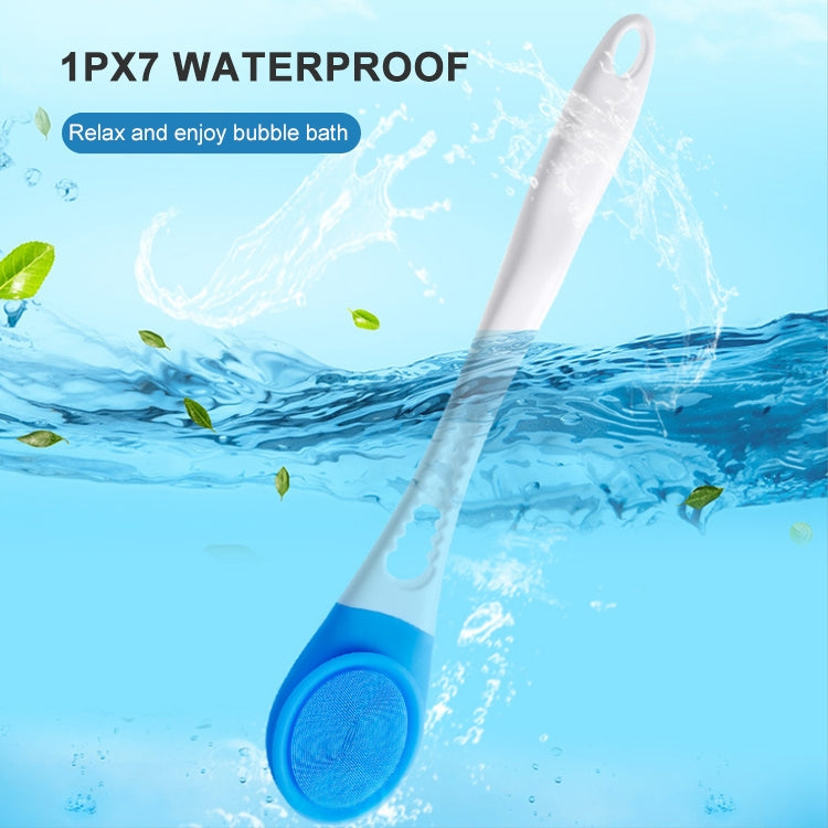 Brosse de bain électrique réglable SPA Massage Brosse de bain entièrement automatique Brosse de bain à long manche, 45,8cmx8,5cmx4cm