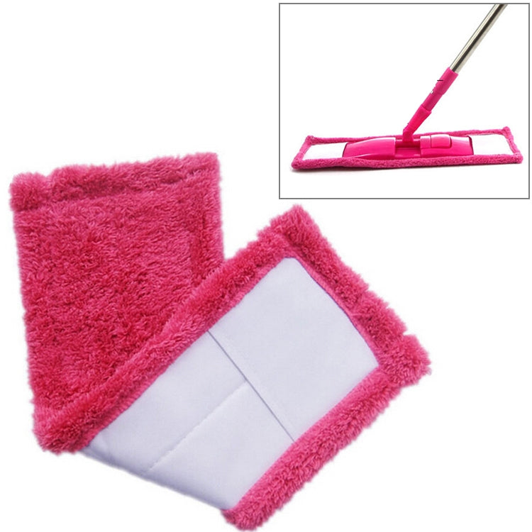 Tête plate de rechange en flanelle corail pour balai de nettoyage ménager