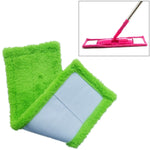 Tête plate de rechange en flanelle corail pour balai de nettoyage ménager
