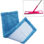 Tête plate de rechange en flanelle corail pour balai de nettoyage ménager