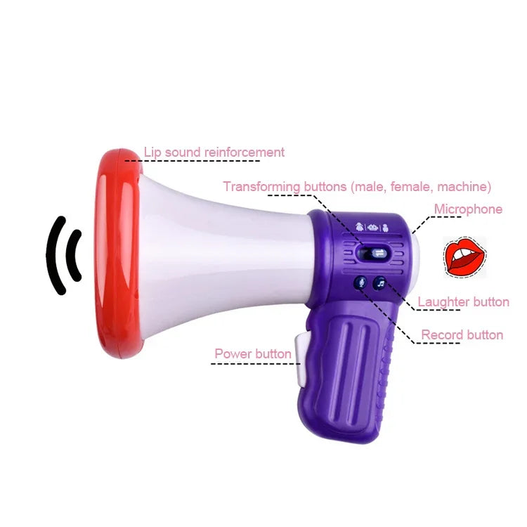 Microphone, haut-parleur et jouet musical électronique pour enfants, couleur aléatoire.