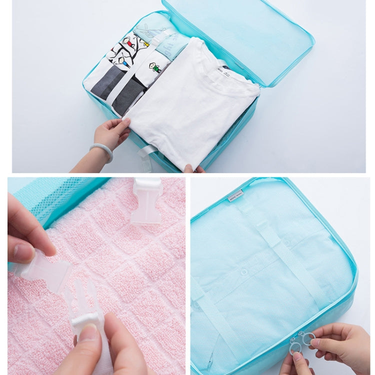 Ensemble de sacs de rangement de voyage Sac de rangement pliable, 7 en 1, 8 en 1 bouche de faisceau, 8 en 1 trousse de maquillage, 8 en 1 trousse de toilette, 9 en 1 trousse de maquillage, 9 en 1 trousse de toilette