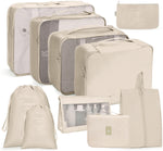 Ensemble de sacs de rangement de voyage Sac de rangement pliable, 10 en 1