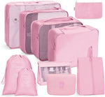 Ensemble de sacs de rangement de voyage Sac de rangement pliable, 10 en 1