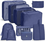 Ensemble de sacs de rangement de voyage Sac de rangement pliable, 10 en 1