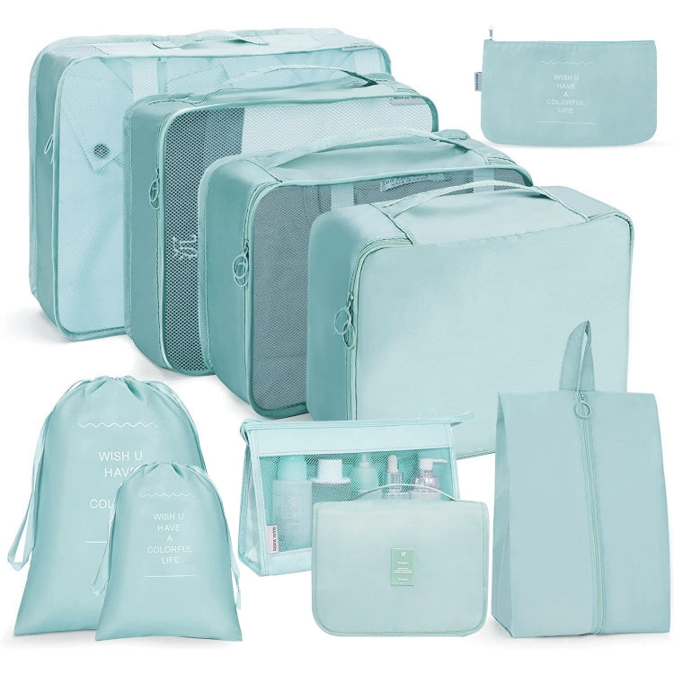 Ensemble de sacs de rangement de voyage Sac de rangement pliable, 10 en 1