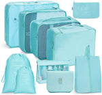 Ensemble de sacs de rangement de voyage Sac de rangement pliable, 10 en 1