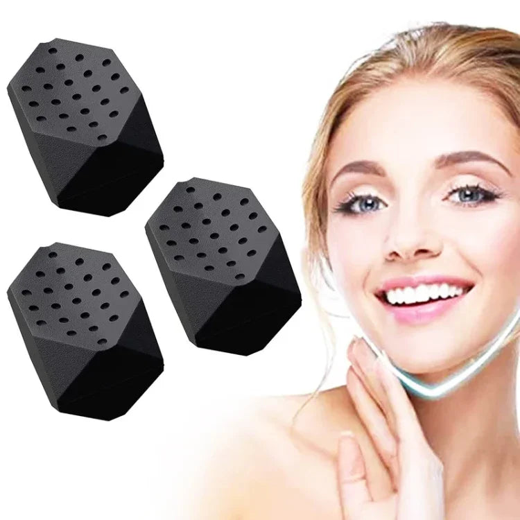 3PCS Entraîneur Mandibulaire de Septième Génération, Entraîneur Musculaire Facial, Appareil de Lifting du Visage en Silicone, 7ème Génération (Noir), 7ème Génération (Blanc), 7ème Génération (Gris)