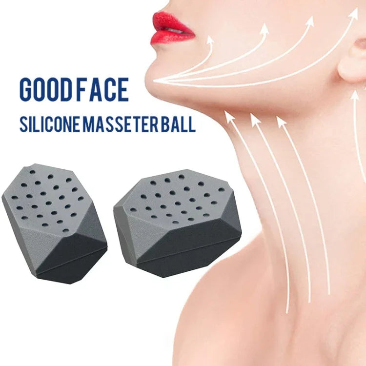 3PCS Entraîneur Mandibulaire de Septième Génération, Entraîneur Musculaire Facial, Appareil de Lifting du Visage en Silicone, 7ème Génération (Noir), 7ème Génération (Blanc), 7ème Génération (Gris)