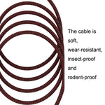 Câble microphone XLR équilibré mâle TRS 6,35 mm rouge et noir vers femelle Caron, 0,5 m, 1 m, 1,8 m, 3 m, 5 m, 8 m, 10 m, 12 m, 15 m, 20 m, 25 m, 30 m