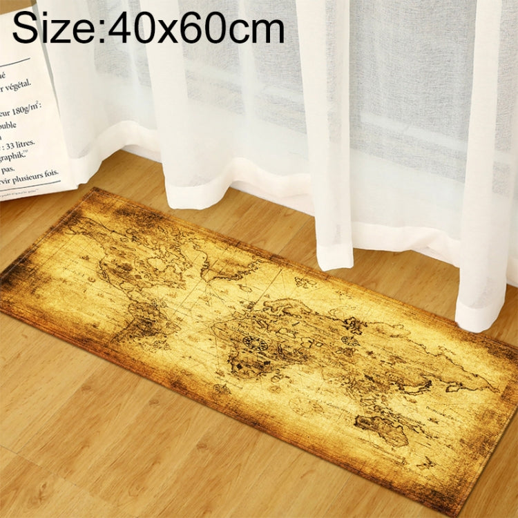 Tapis de sol en mousse à mémoire de forme motif carte du monde, pour chambre d'enfant, bébé, jeu, ramper, 40x60cm, 40x120cm, 60x90cm, 60x180cm