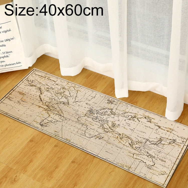 Tapis de sol en mousse à mémoire de forme motif carte du monde, pour chambre d'enfant, bébé, jeu, ramper, 40x60cm, 40x120cm, 60x90cm, 60x180cm