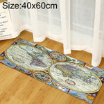 Tapis de sol en mousse à mémoire de forme motif carte du monde, pour chambre d'enfant, bébé, jeu, ramper, 40x60cm, 40x120cm, 60x90cm, 60x180cm