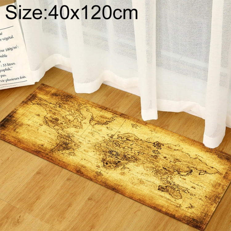 Tapis de sol en mousse à mémoire de forme motif carte du monde, pour chambre d'enfant, bébé, jeu, ramper, 40x60cm, 40x120cm, 60x90cm, 60x180cm