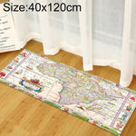 Tapis de sol en mousse à mémoire de forme motif carte du monde, pour chambre d'enfant, bébé, jeu, ramper, 40x60cm, 40x120cm, 60x90cm, 60x180cm