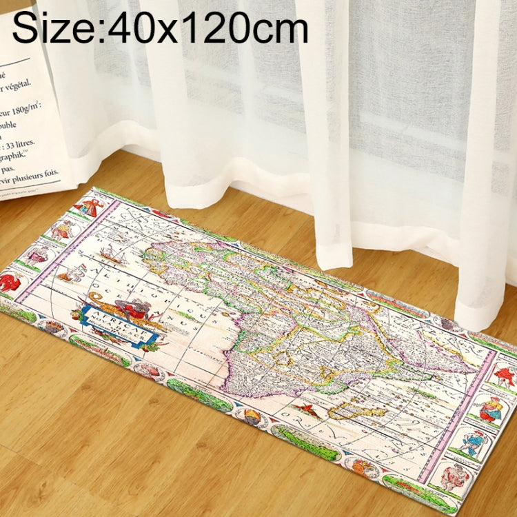 Tapis de sol en mousse à mémoire de forme motif carte du monde, pour chambre d'enfant, bébé, jeu, ramper, 40x60cm, 40x120cm, 60x90cm, 60x180cm