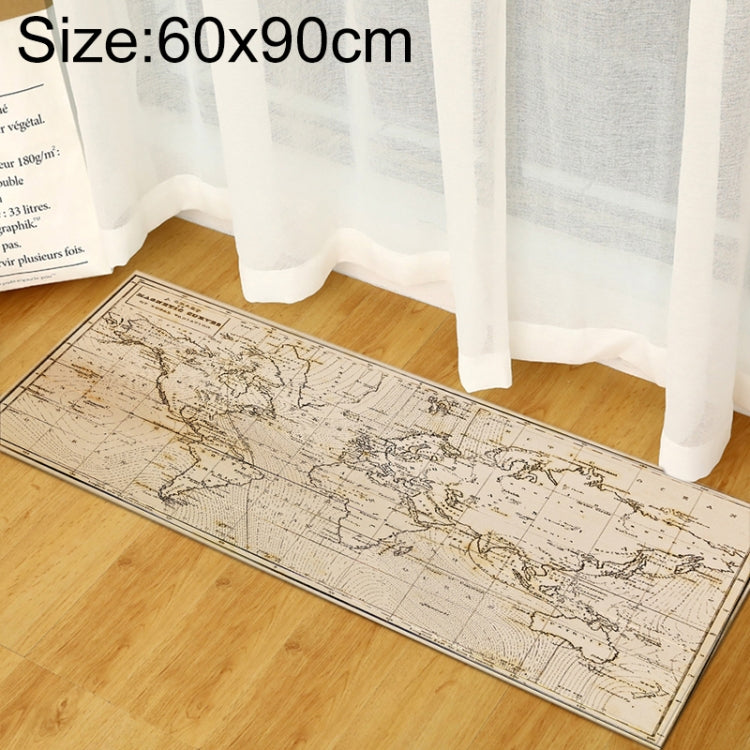 Tapis de sol en mousse à mémoire de forme motif carte du monde, pour chambre d'enfant, bébé, jeu, ramper, 40x60cm, 40x120cm, 60x90cm, 60x180cm