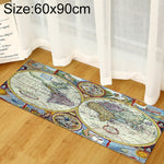Tapis de sol en mousse à mémoire de forme motif carte du monde, pour chambre d'enfant, bébé, jeu, ramper, 40x60cm, 40x120cm, 60x90cm, 60x180cm