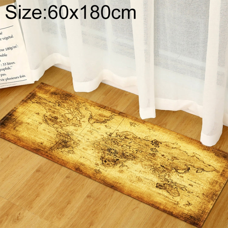 Tapis de sol en mousse à mémoire de forme motif carte du monde, pour chambre d'enfant, bébé, jeu, ramper, 40x60cm, 40x120cm, 60x90cm, 60x180cm