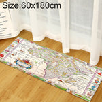 Tapis de sol en mousse à mémoire de forme motif carte du monde, pour chambre d'enfant, bébé, jeu, ramper, 40x60cm, 40x120cm, 60x90cm, 60x180cm