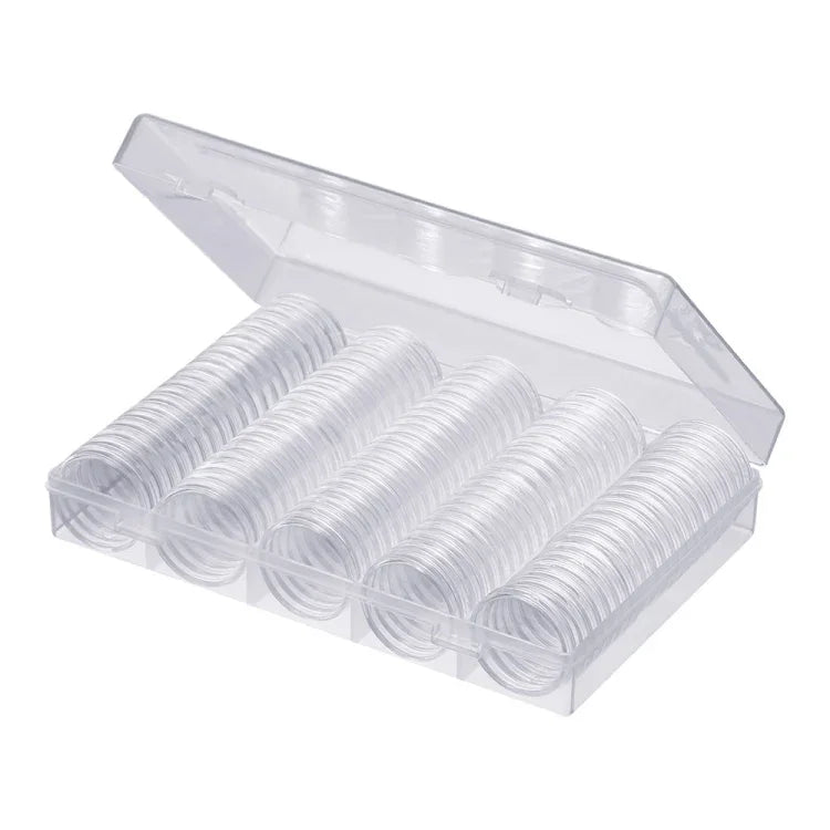 Capsules pour pièces 100 x 30 mm, boîtes rondes, boîte de protection pour pièces commémoratives, 2 pcs 30 mm