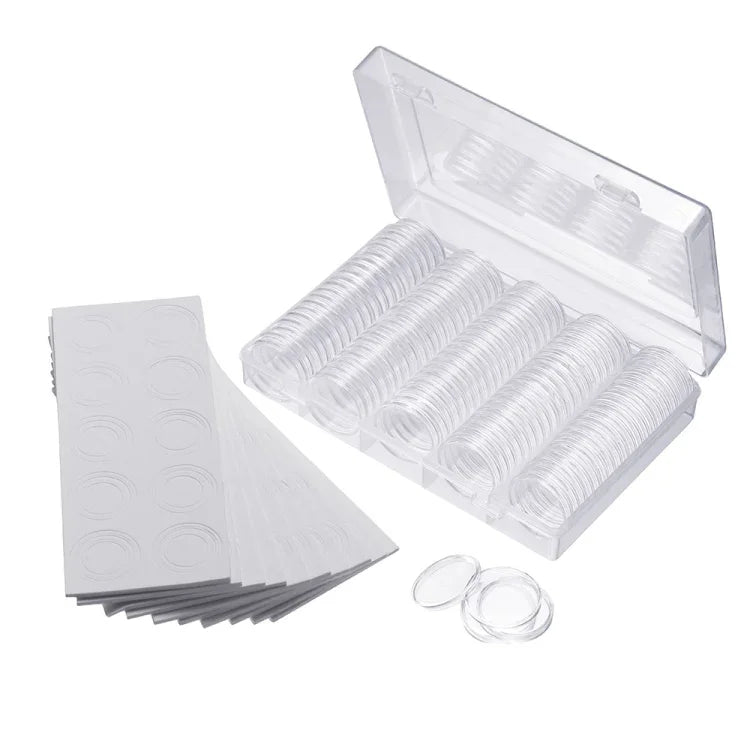 Capsules pour pièces 100 x 30 mm, boîtes rondes, boîte de protection pour pièces commémoratives, 2 pcs 30 mm