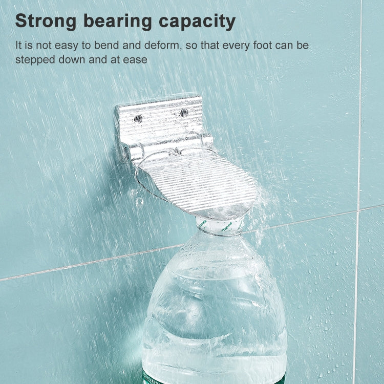 Repose-pieds de douche mural en alliage d'aluminium pour salle de bain