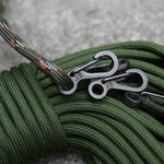 10 pièces boucle à ressort mini simple version SF, adaptée pour corde de parapluie jusqu'à 5 mm