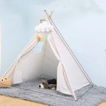 Tente princesse pour chambre d'enfant, maison de jeu intérieure, tente pliable jouet, 1,35m