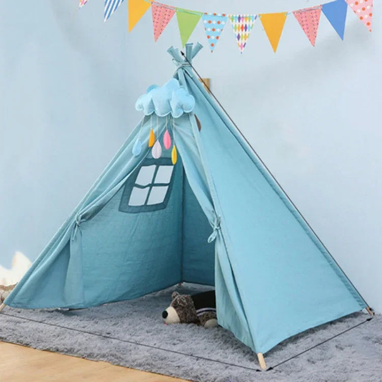 Tente princesse pour chambre d'enfant, maison de jeu intérieure, tente pliable jouet, 1,35m