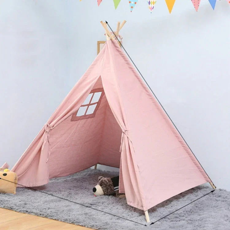 Tente princesse pour chambre d'enfant, maison de jeu intérieure, tente pliable jouet, 1,35m