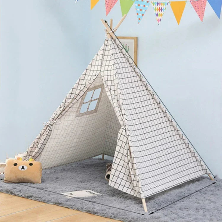 Tente princesse pour chambre d'enfant, maison de jeu intérieure, tente pliable jouet, 1,35m