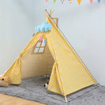 Tente princesse pour chambre d'enfant, maison de jeu intérieure, tente pliable jouet, 1,35m