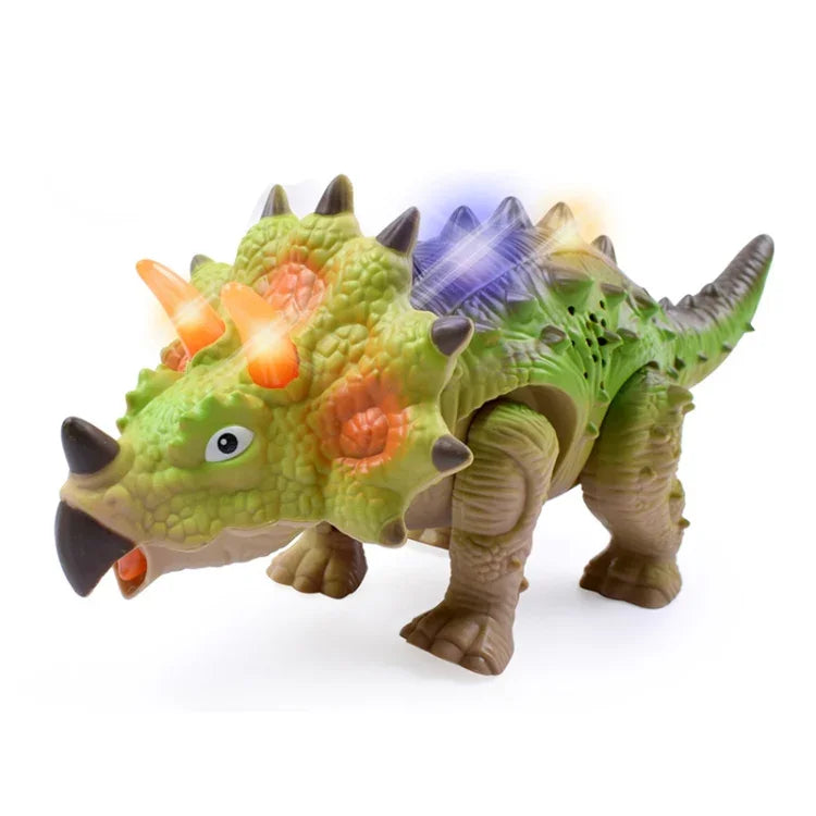 Modèle de dinosaure électrique universel lumineux et sonore, jouet cadeau pour garçon