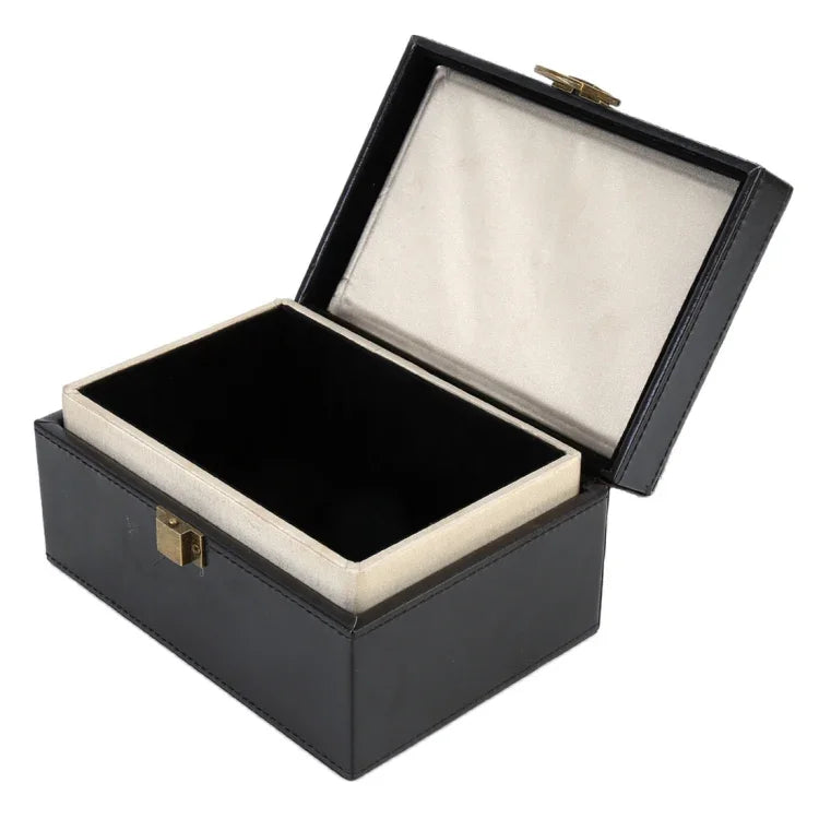 Boîte cadeau en PU pliable anti-brouillage pour signal de téléphone portable, boîte de protection sûre et sécurisée anti-vol, noire