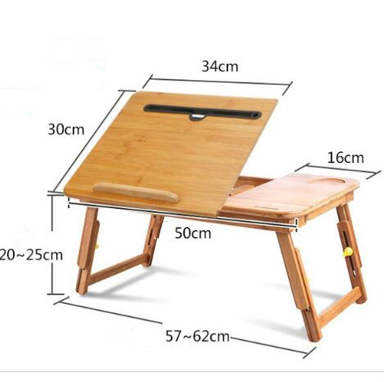 Table d'ordinateur pliable Nanzhu, support pour ordinateur portable avec fente, table d'ordinateur simple et relevable, petite 50 cm, moyenne 54 cm, grande 72 cm