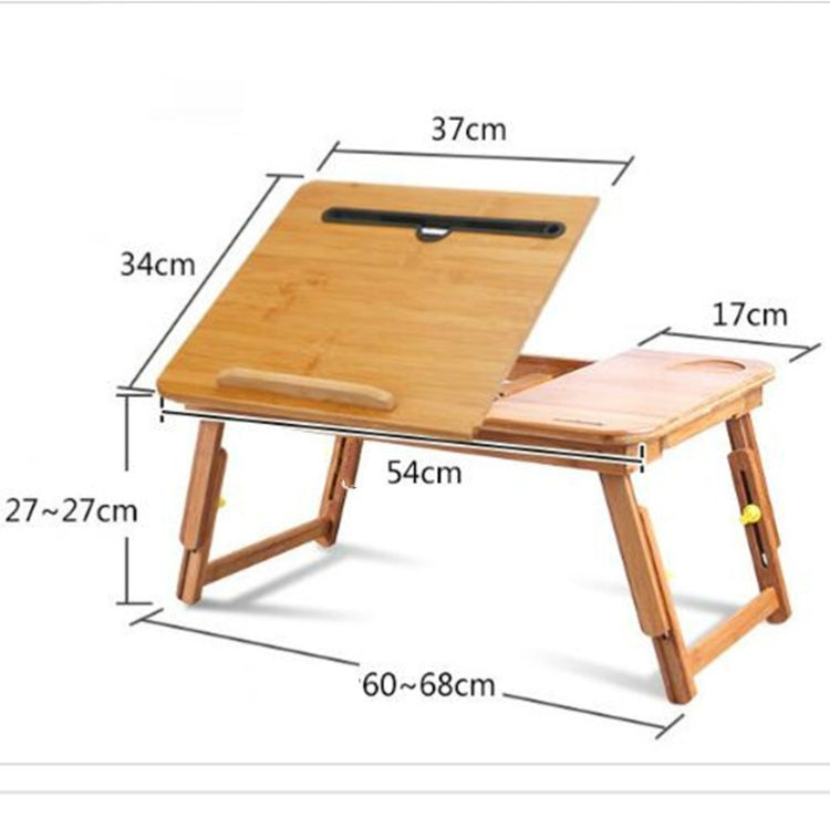 Table d'ordinateur pliable Nanzhu, support pour ordinateur portable avec fente, table d'ordinateur simple et relevable, petite 50 cm, moyenne 54 cm, grande 72 cm