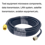 Câble adaptateur coaxial RG58 RP-SMA mâle vers N mâle, RP-SMA mâle vers N mâle 0,5m, RP-SMA mâle vers N mâle 1m, RP-SMA mâle vers N mâle 1,5m, RP-SMA mâle vers N mâle 3m, RP-SMA mâle vers N mâle 5m, RP-SMA mâle vers N mâle 10m