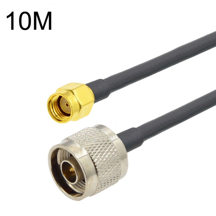 Câble adaptateur coaxial RG58 RP-SMA mâle vers N mâle, RP-SMA mâle vers N mâle 0,5m, RP-SMA mâle vers N mâle 1m, RP-SMA mâle vers N mâle 1,5m, RP-SMA mâle vers N mâle 3m, RP-SMA mâle vers N mâle 5m, RP-SMA mâle vers N mâle 10m