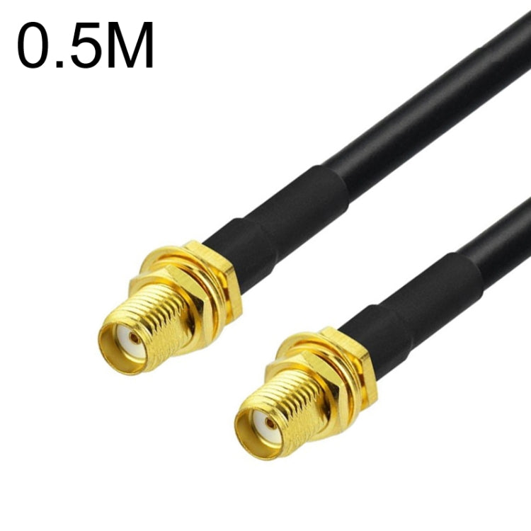 Câble adaptateur coaxial RG58 SMA mâle vers SMA mâle, SMA femelle vers SMA femelle 0,5m, SMA femelle vers SMA femelle 1m, SMA femelle vers SMA femelle 1,5m, SMA femelle vers SMA femelle 3m, SMA femelle vers SMA femelle 5m, SMA femelle vers SMA femelle 10m