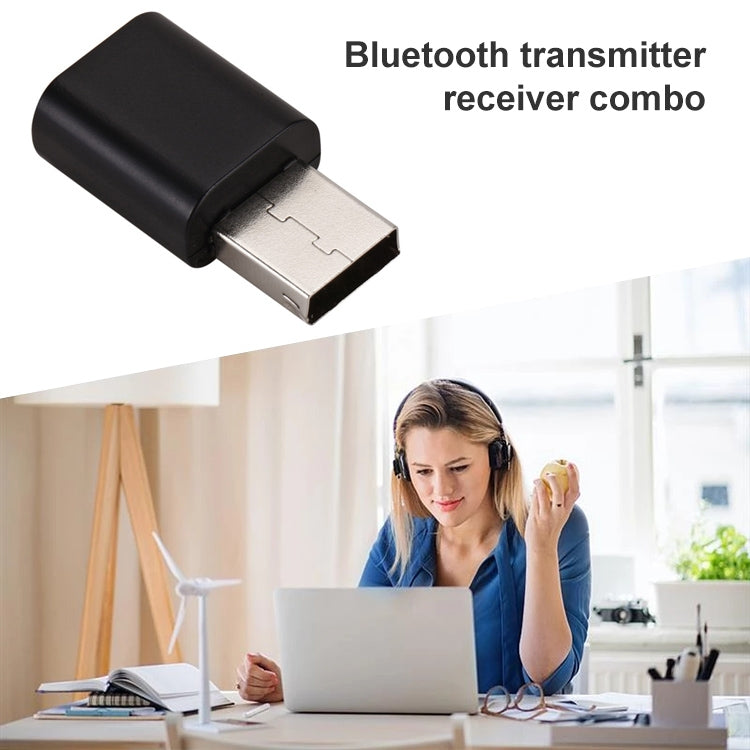 Émetteur-récepteur audio Bluetooth Adaptateur USB Bluetooth pour téléviseur / PC Haut-parleurs de voiture, BT600