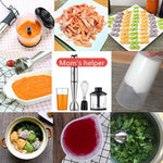 Robot culinaire multifonction Mixeur plongeant détachable 5 vitesses variables en acier inoxydable, prise CN, mixeur plongeant