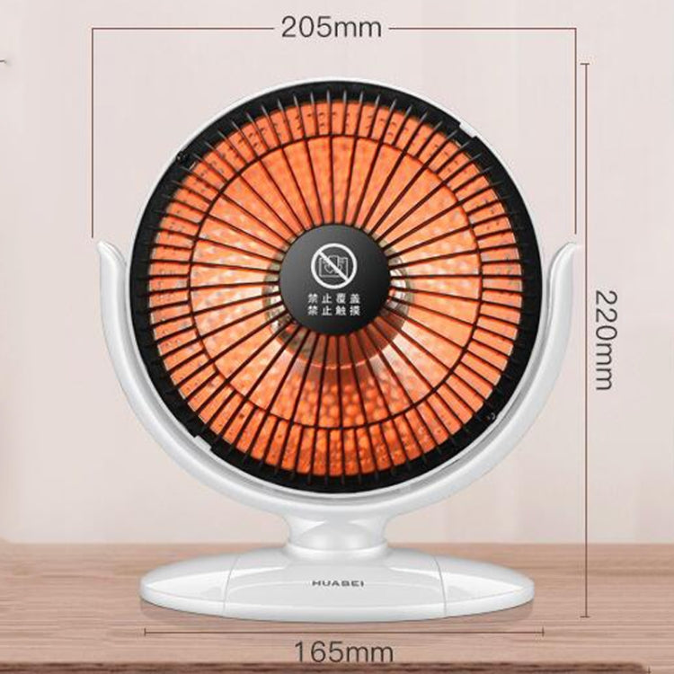 Petit radiateur électrique Mini Sun pour bureau à domicile 6 pouces, prise norme nationale, avec câble d'extension de 3 m, sans câble