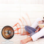 Petit radiateur électrique Mini Sun pour bureau à domicile 6 pouces, prise norme nationale, avec câble d'extension de 3 m, sans câble