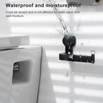 Porte-papier toilette à ventouse amovible pour fixation murale