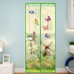 Magic Curtain Magnetic Snap Fly Bug Insect Mosquito Screen Net For Bedroom kitchen, 90x210cm, 100x210cm