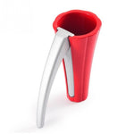 Décortiqueur de noix en alliage de zinc en forme d'entonnoir, pince coupe-noix, gadgets d'outils de cuisine, entonnoir rouge, entonnoir noir