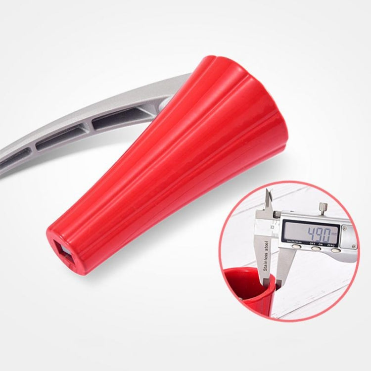 Décortiqueur de noix en alliage de zinc en forme d'entonnoir, pince coupe-noix, gadgets d'outils de cuisine, entonnoir rouge, entonnoir noir