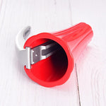Décortiqueur de noix en alliage de zinc en forme d'entonnoir, pince coupe-noix, gadgets d'outils de cuisine, entonnoir rouge, entonnoir noir