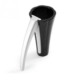 Décortiqueur de noix en alliage de zinc en forme d'entonnoir, pince coupe-noix, gadgets d'outils de cuisine, entonnoir rouge, entonnoir noir